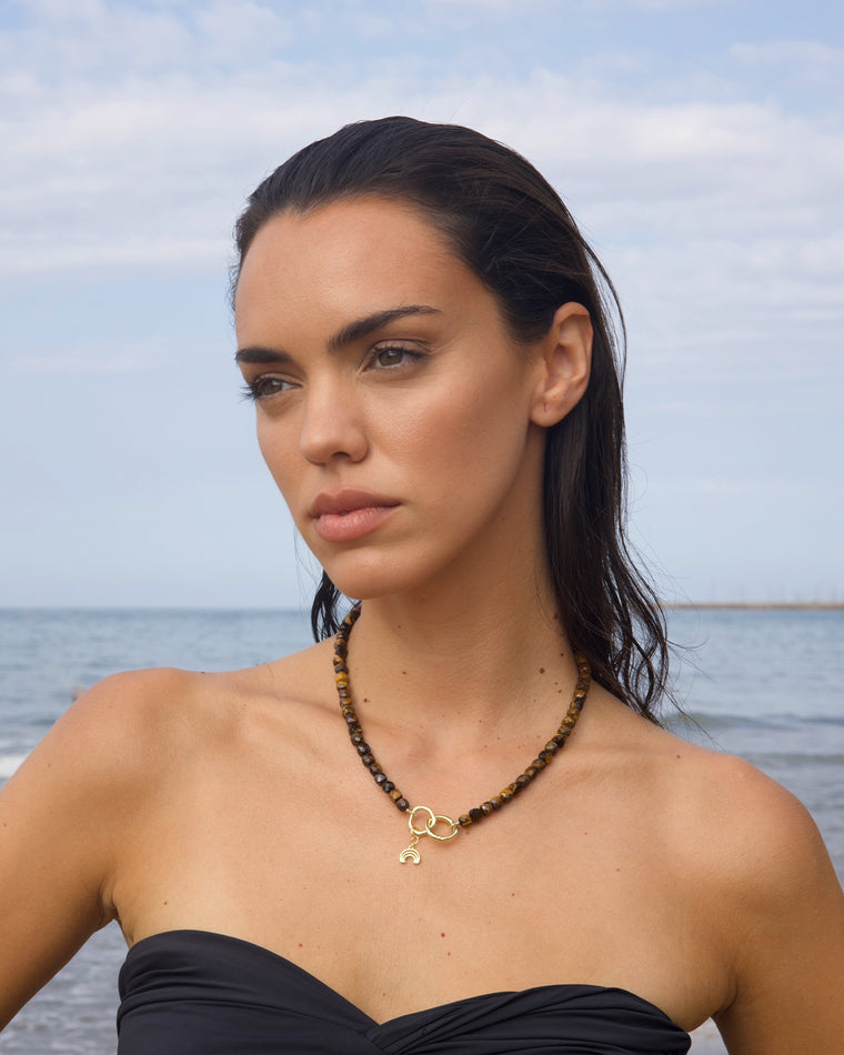 Collar Ojo De Tigre Brunel