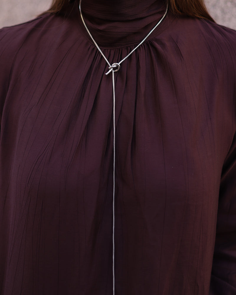 Collar Plateado Aura