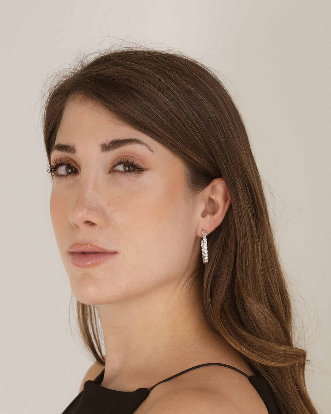 Malaga Silver Hoops