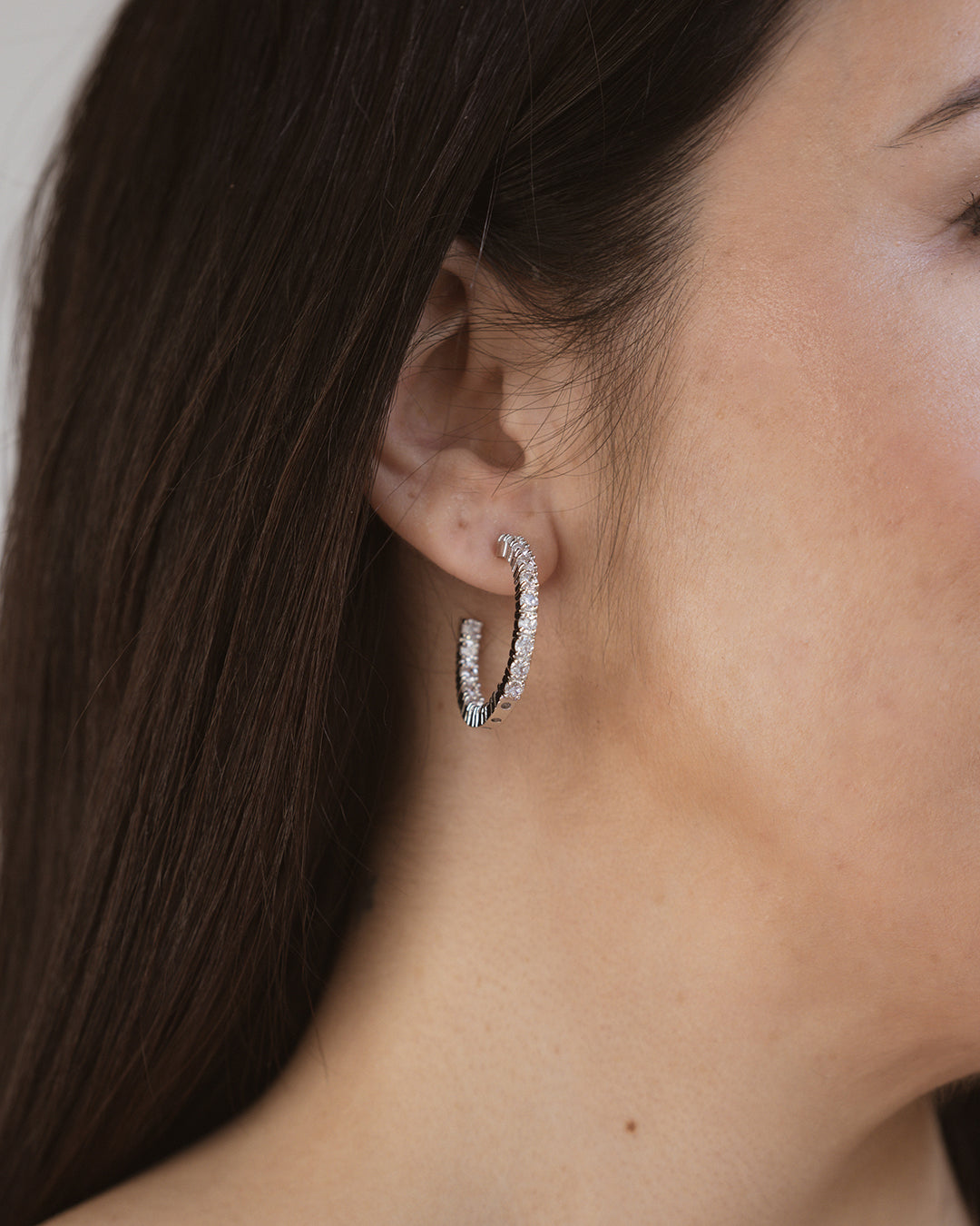 Malaga Silver Hoops