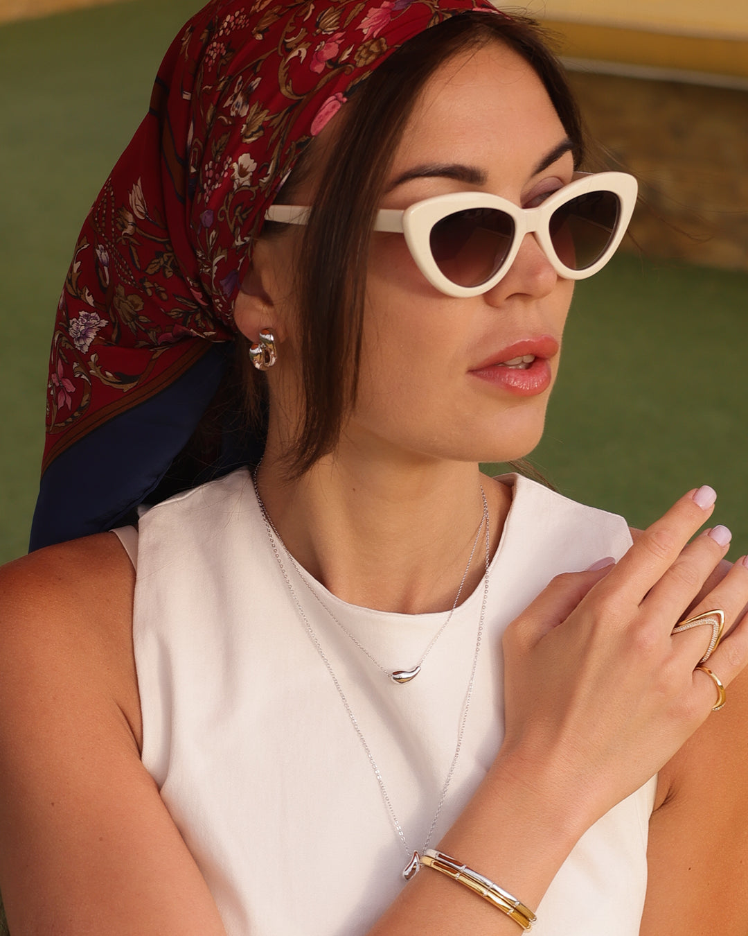 Collar Cloud Plateado