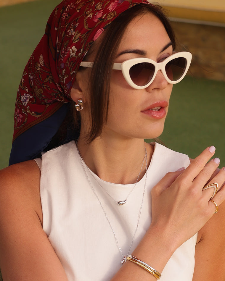Collar Cloud Plateado