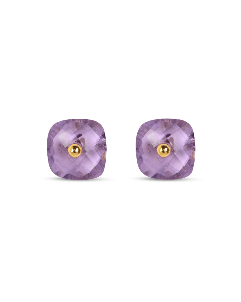 Amethyst Nude Earrings