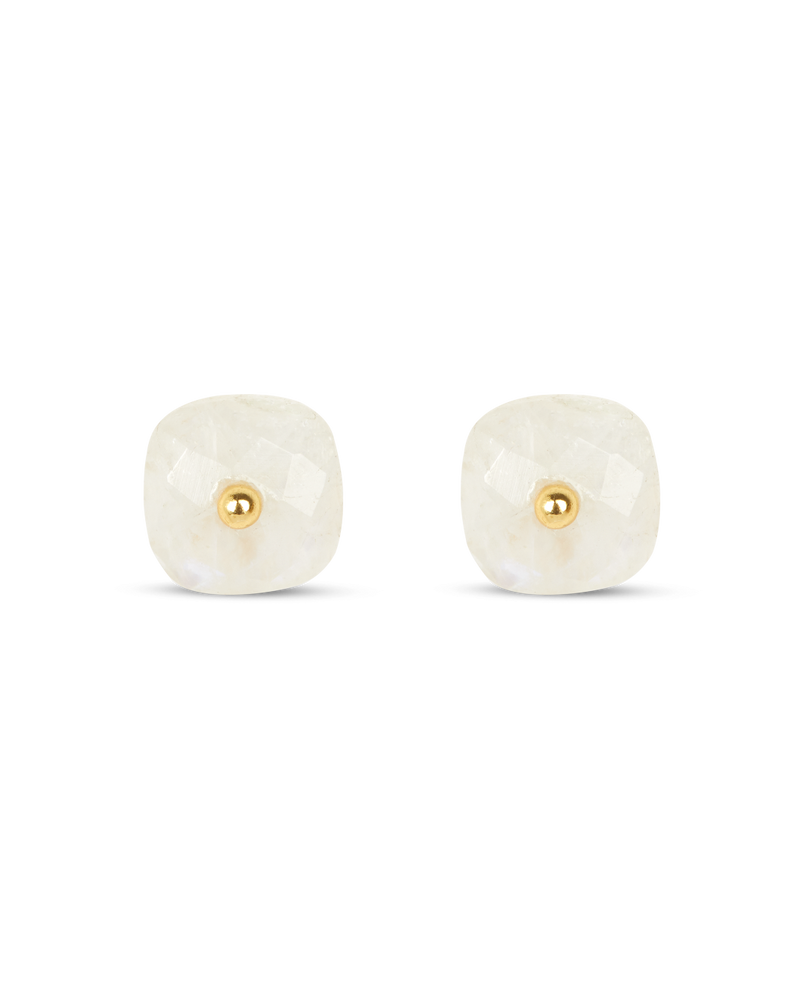 Nude Moonstone Earrings