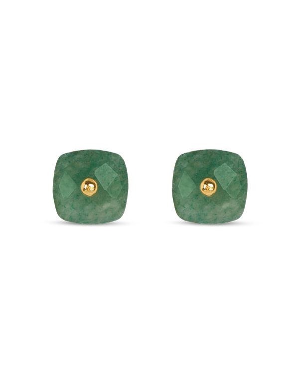 Pendientes Aventurina Verde Nude