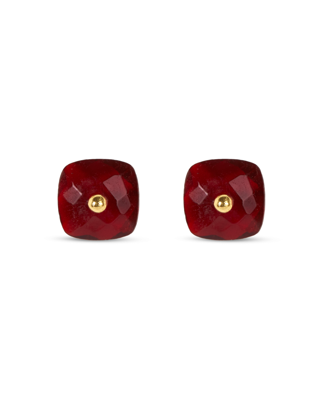 Nude Garnet Earrings