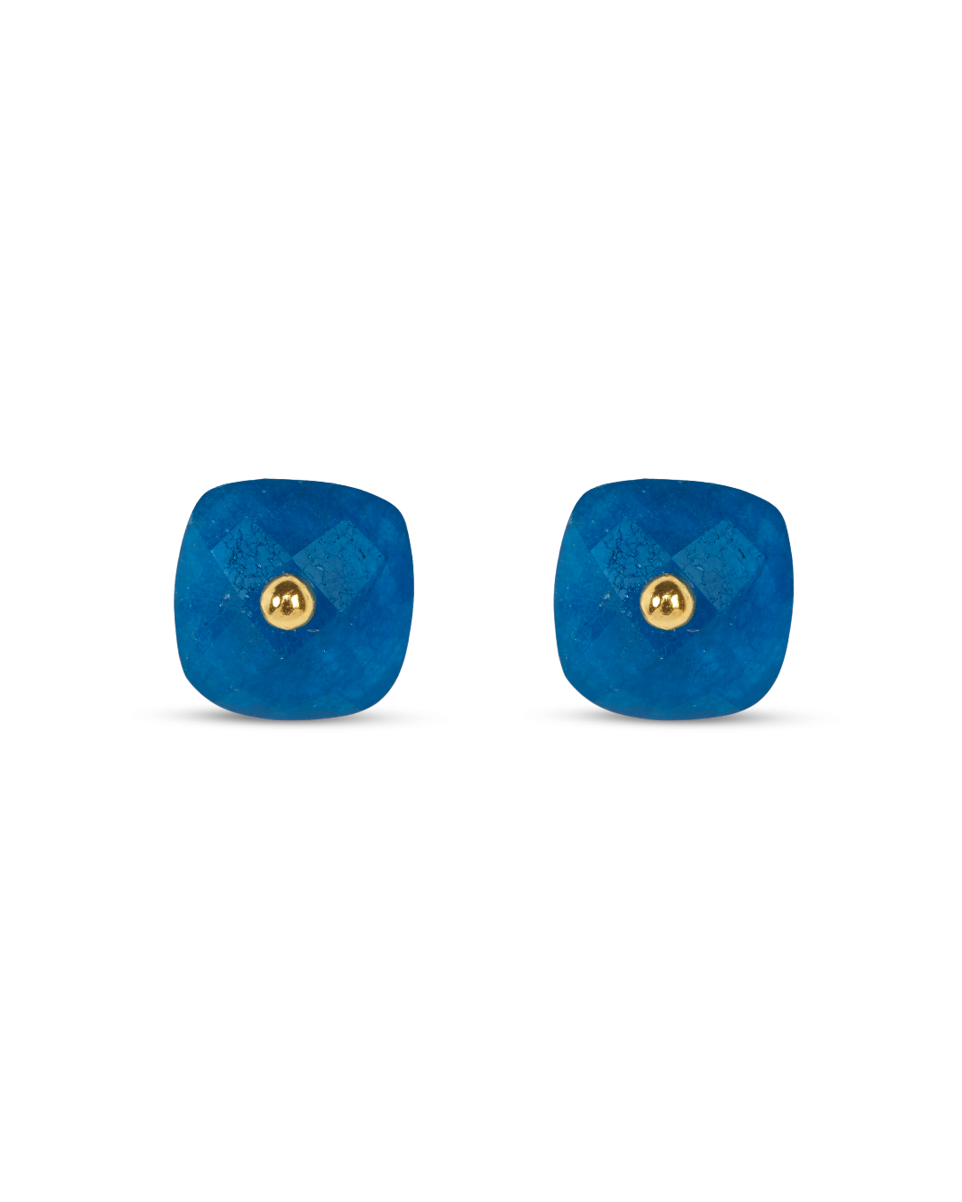 Nude Blue Jade Earrings
