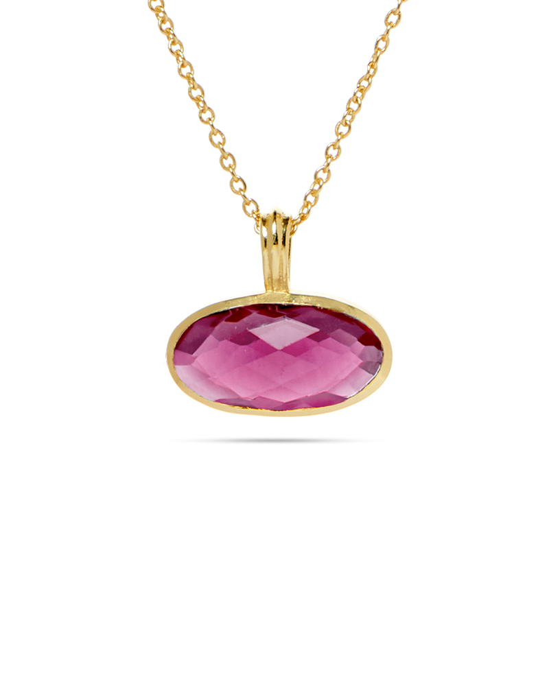 Bauzi Pink Tourmaline Pendant