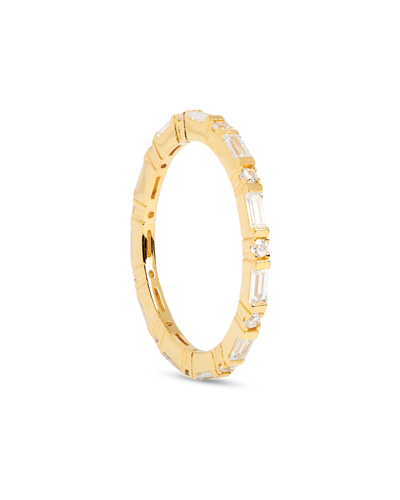 anillo circonitas oro