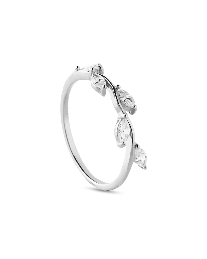 Belle Zirconia Silver Ring
