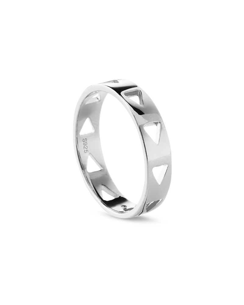 Anillo Plata Flechas Follow
