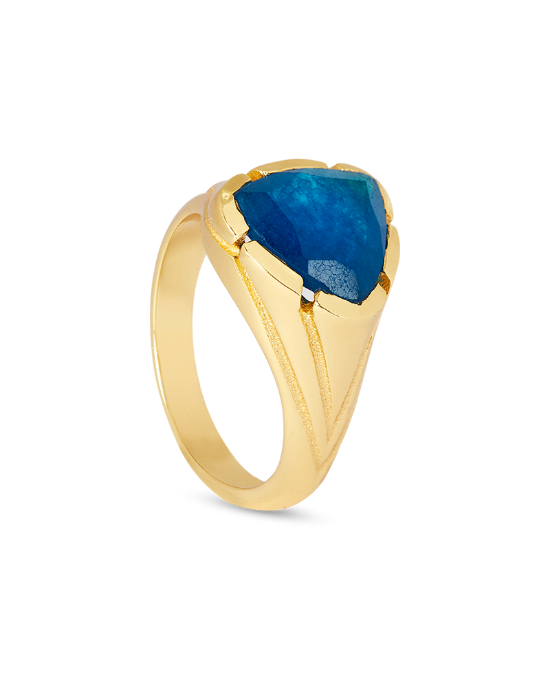 Tide Blue Jade Ring