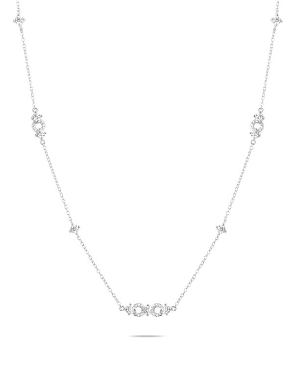 Collar Plata Circonitas Breeze