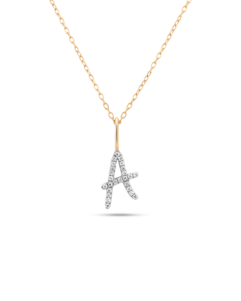 Letter A Necklace