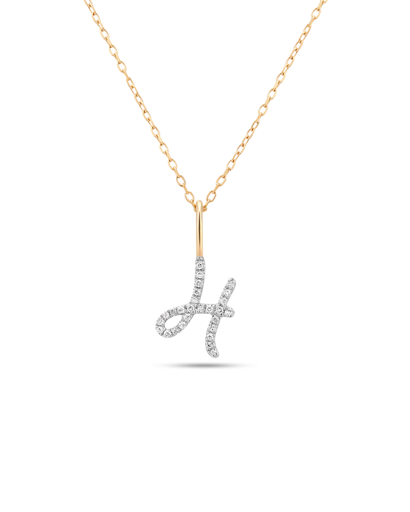 Letter H Necklace