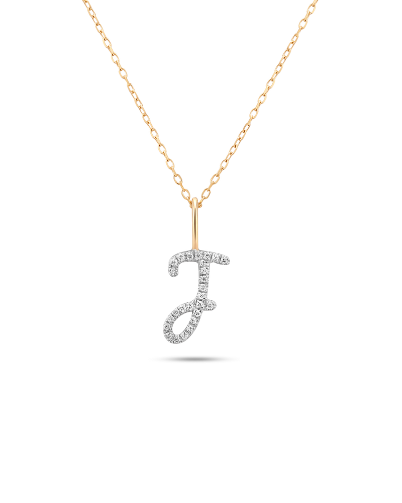 Letter J Necklace