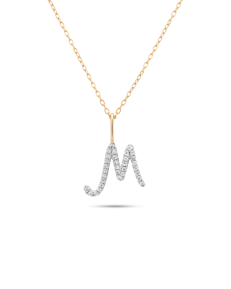 Letter M Necklace
