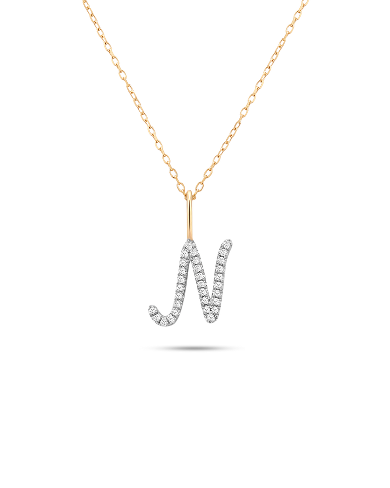 Letter N Necklace