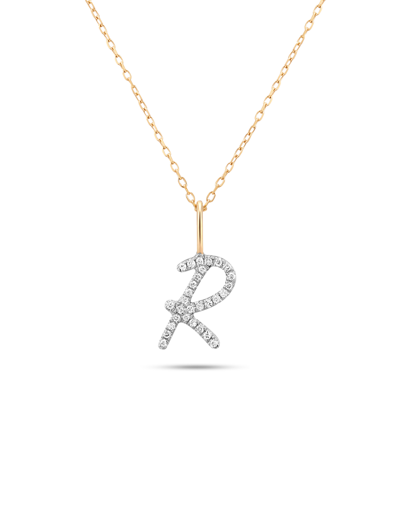 Letter R Necklace