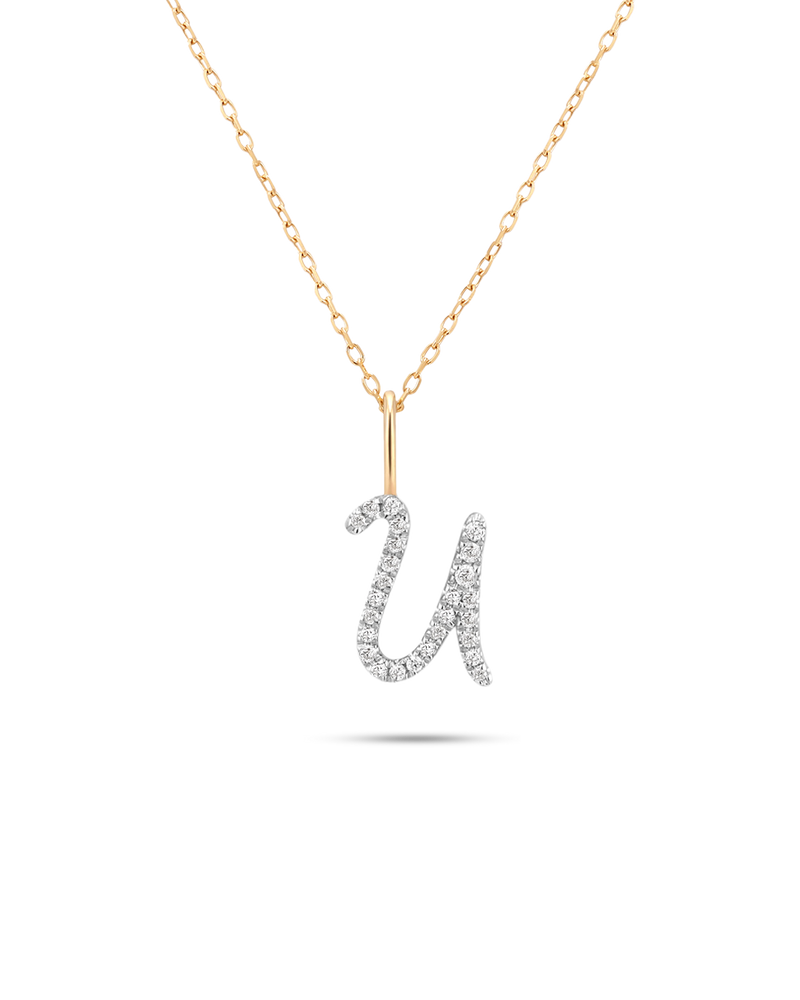 Letter U Necklace