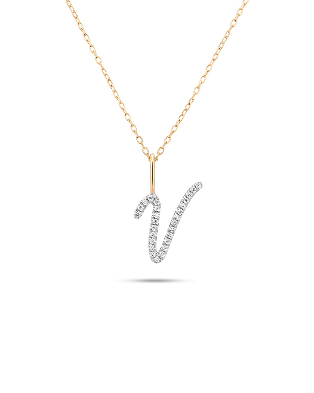 Letter V Necklace