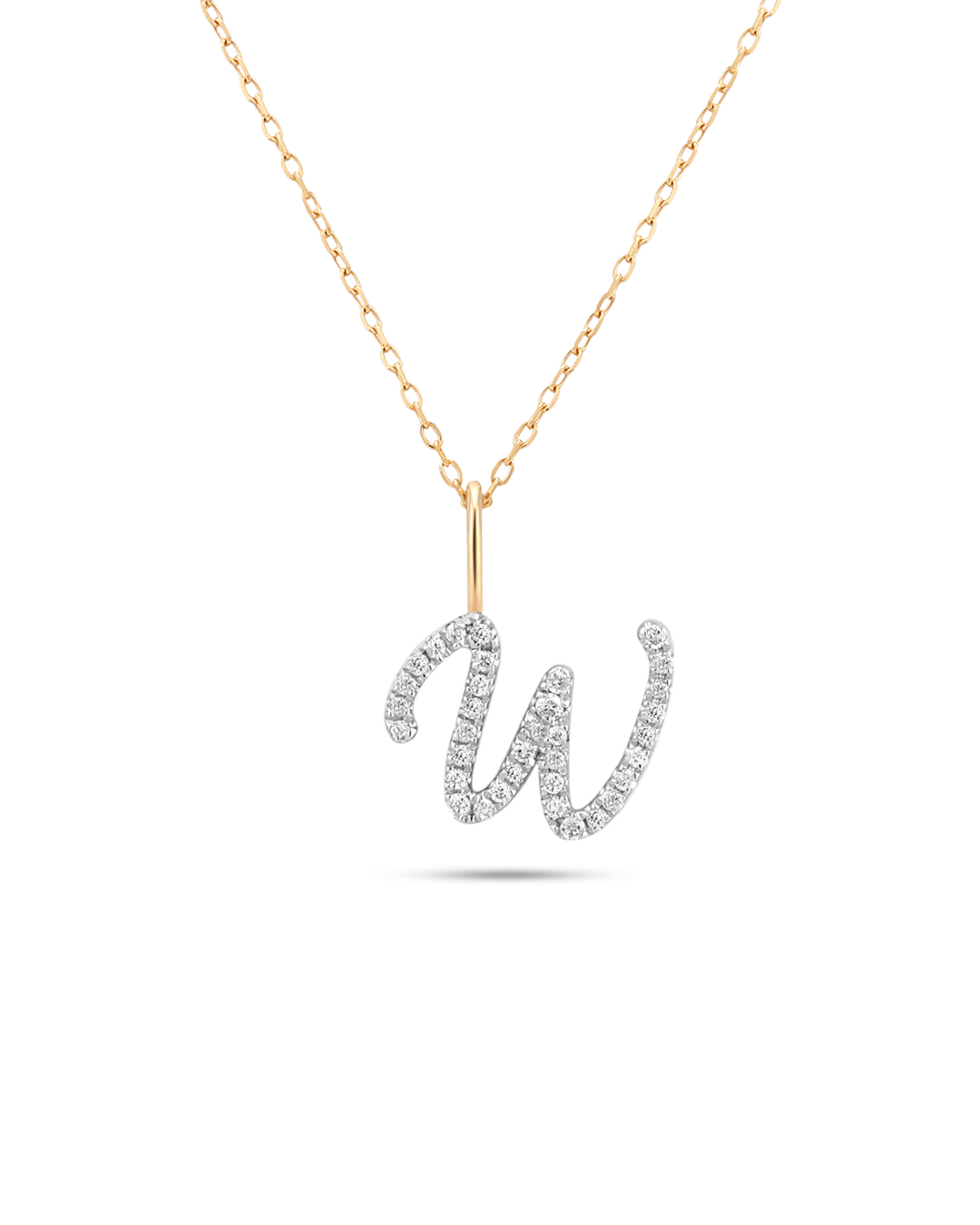 Letter W Necklace