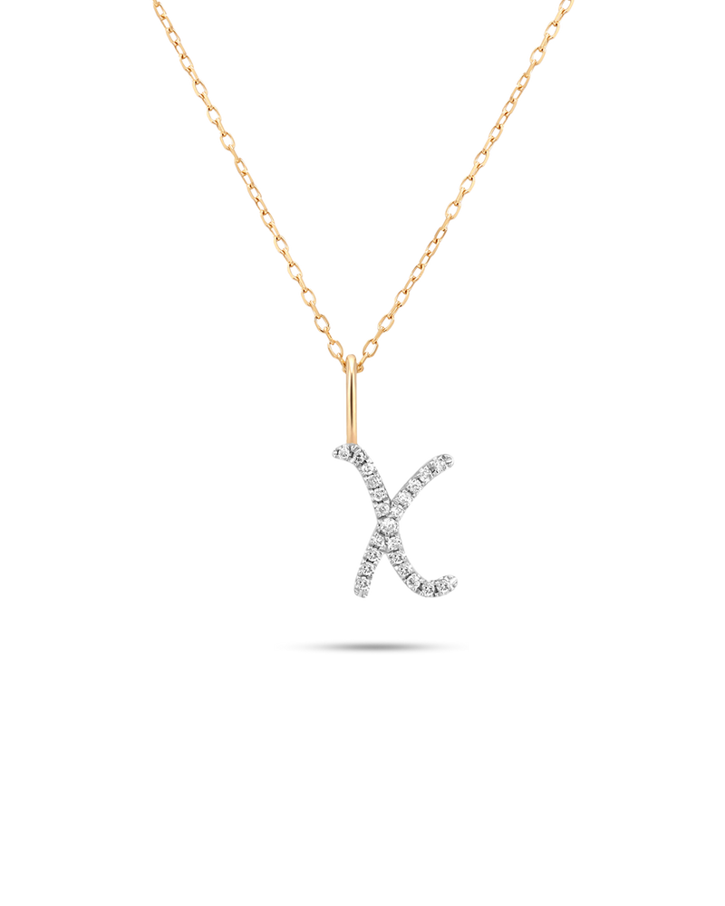 Letter X Necklace