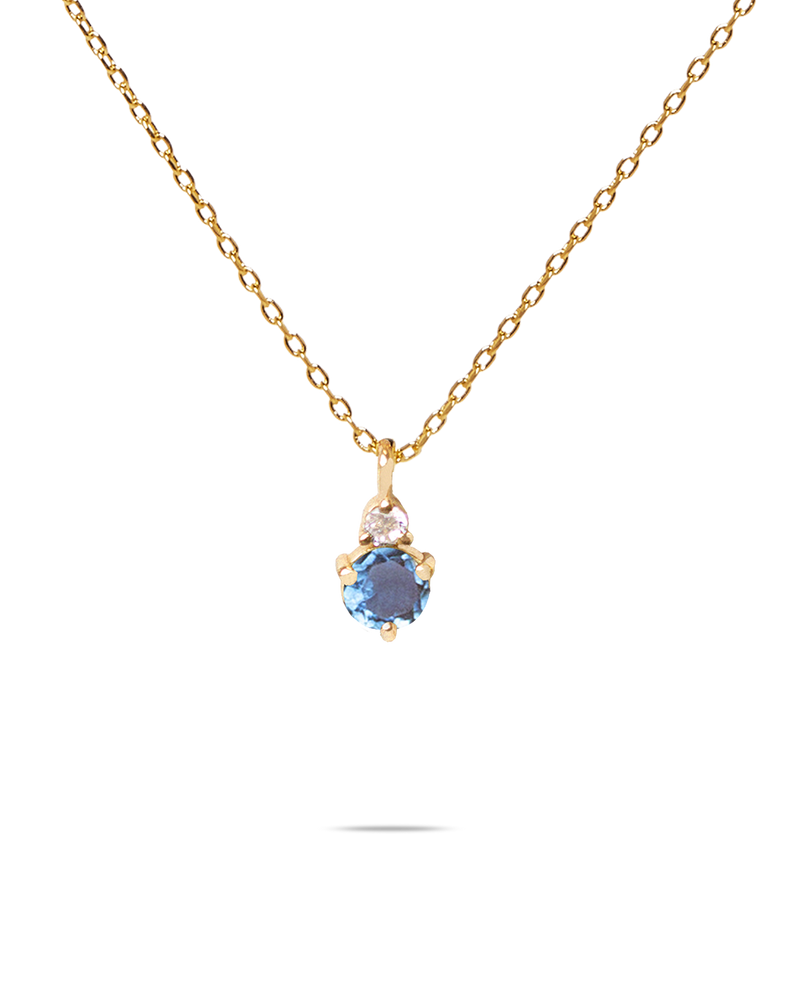 December Birthstone Necklace - Tanzanite