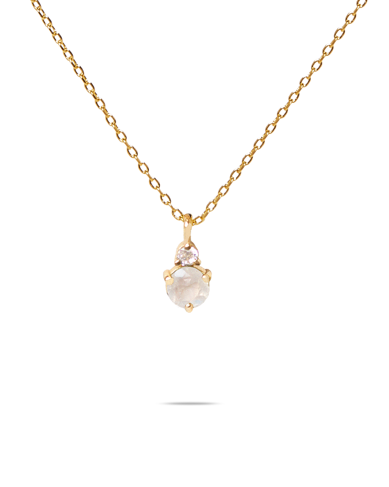 Birthstone Necklace June - Moonstone