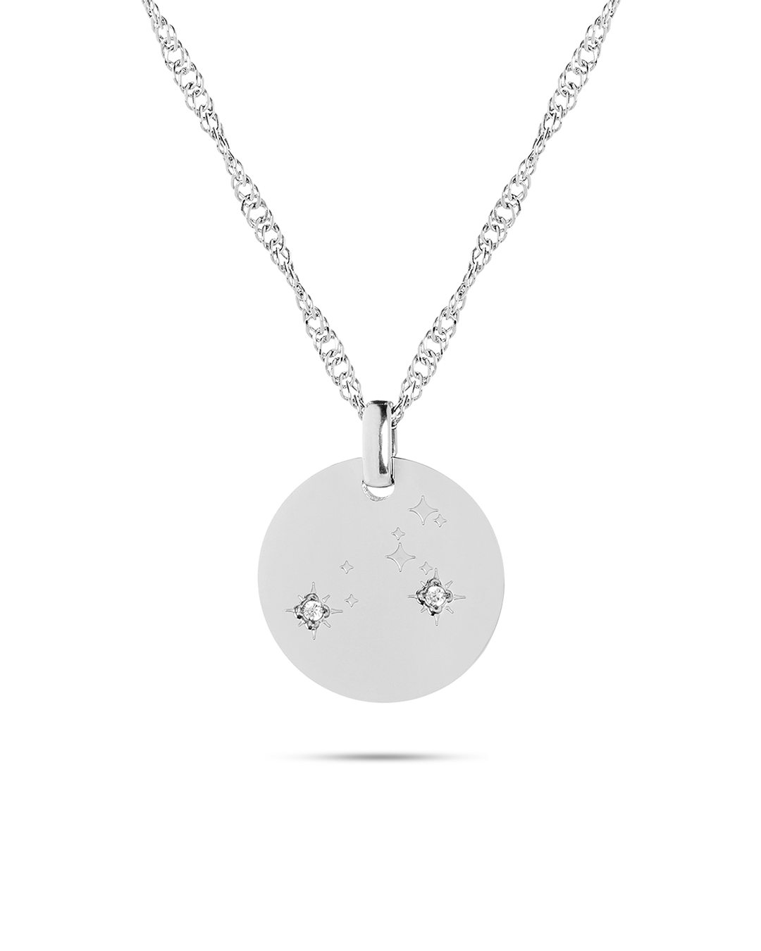 Leo Zodiac Silver Necklace