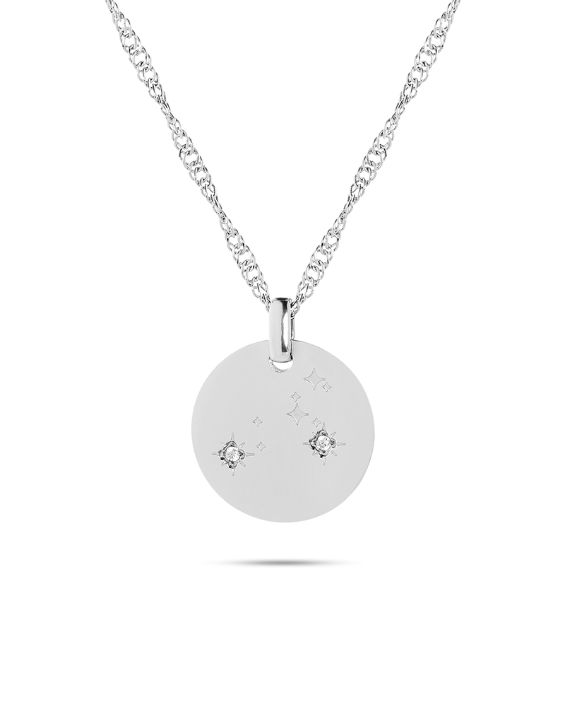 Leo Zodiac Silver Necklace