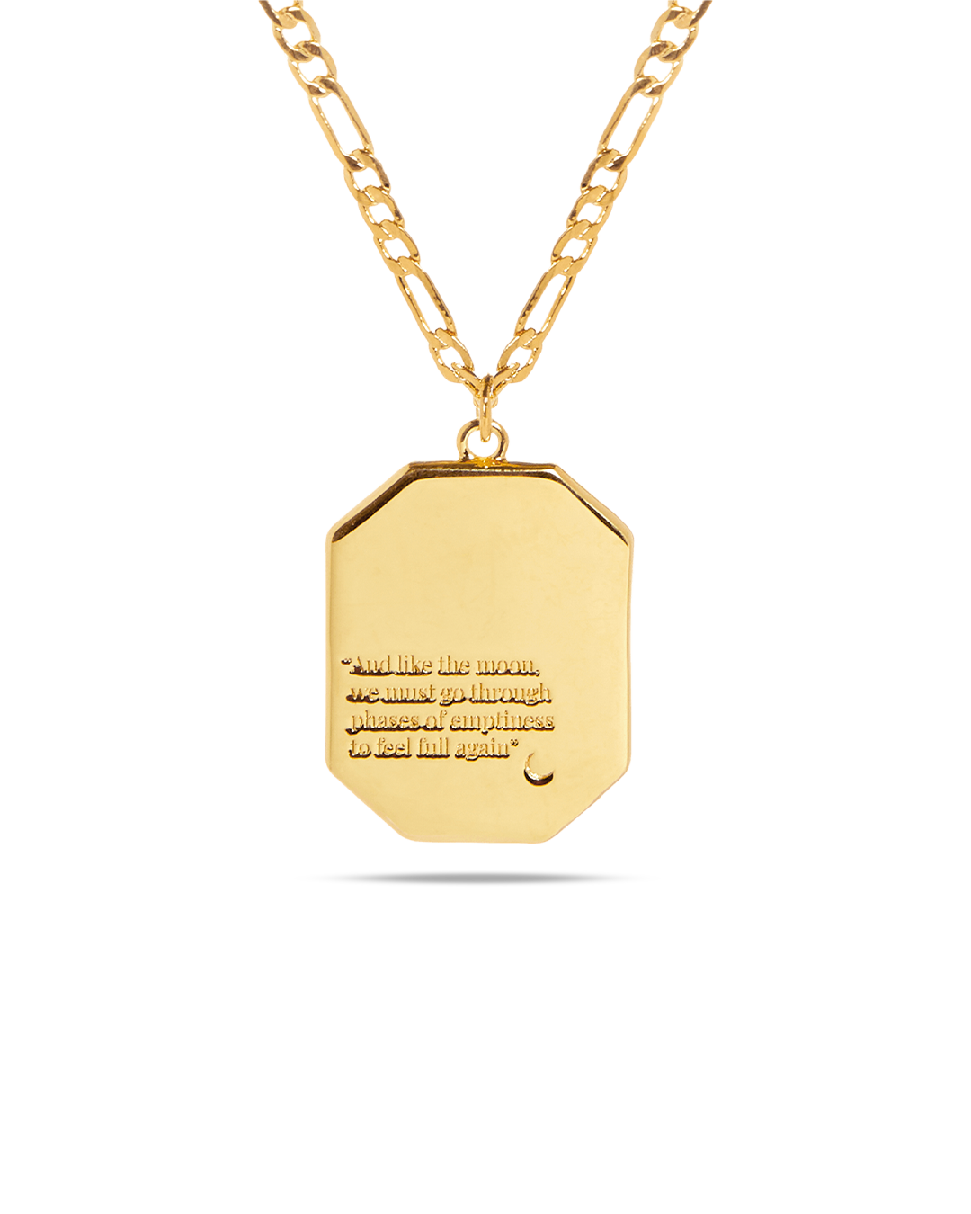 Moon Medal Necklace