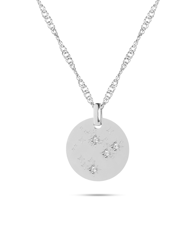 Silver Zodiac Sagittarius Necklace
