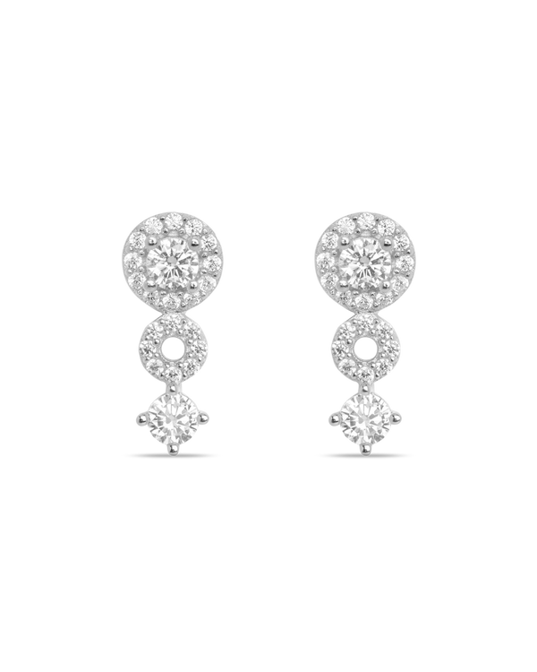 Pendientes Plata Circonitas Aire