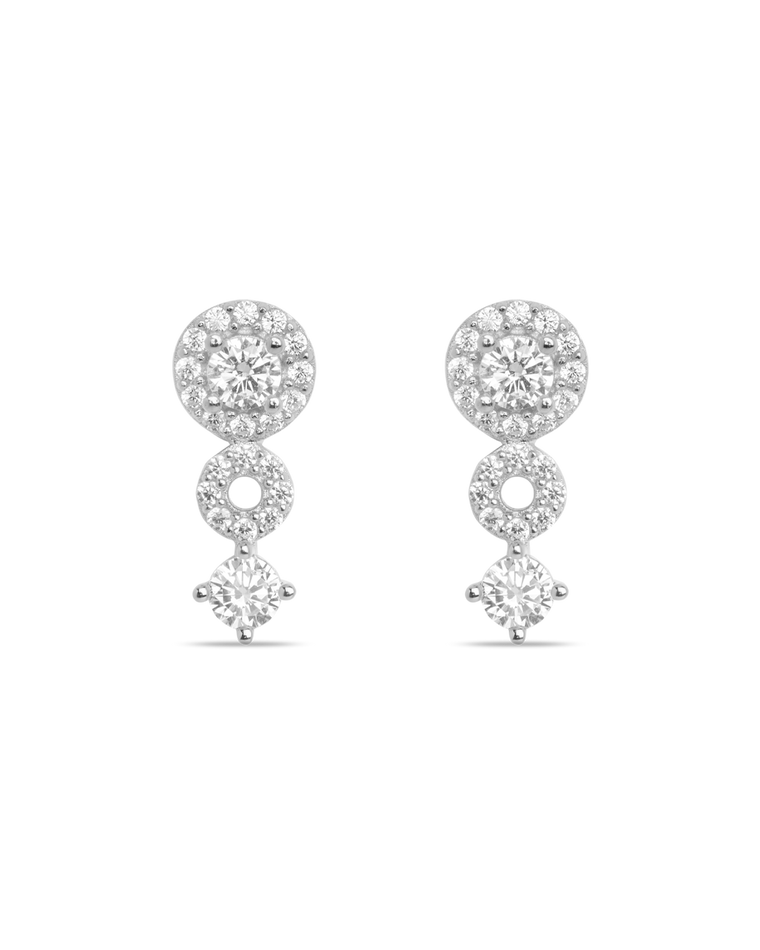 Pendientes Plata Circonitas Aire