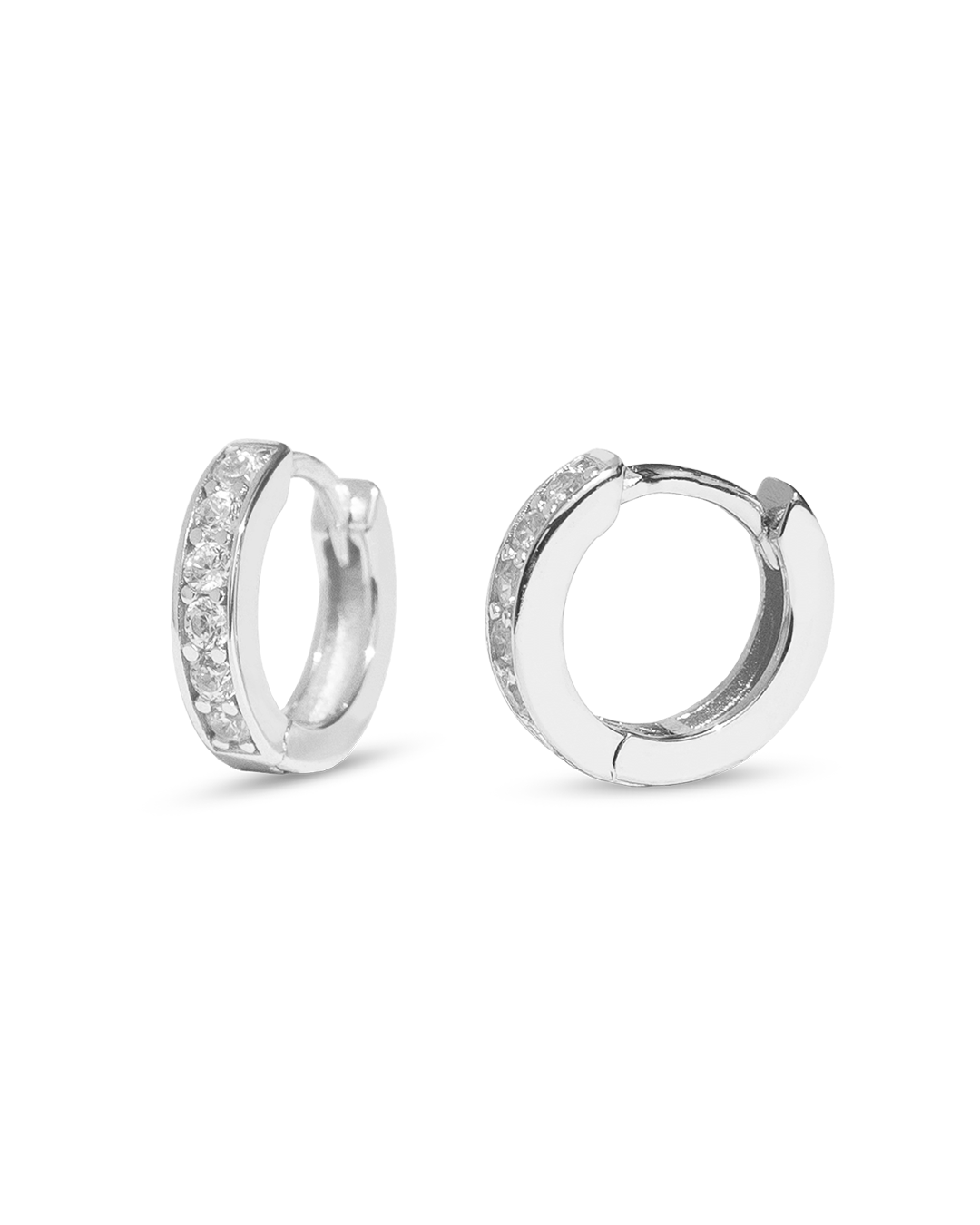 Silver Mini Ideal Hoops