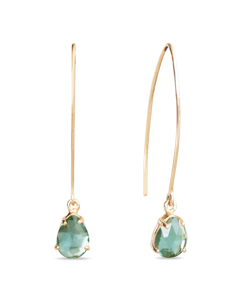 Kokod Green Jade Earrings