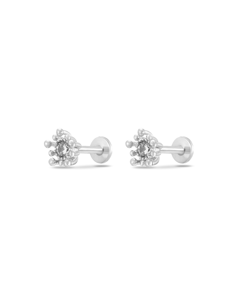 Lava Silver Ear Piercing