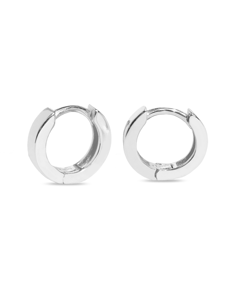 Mini Liza Silver Hoops