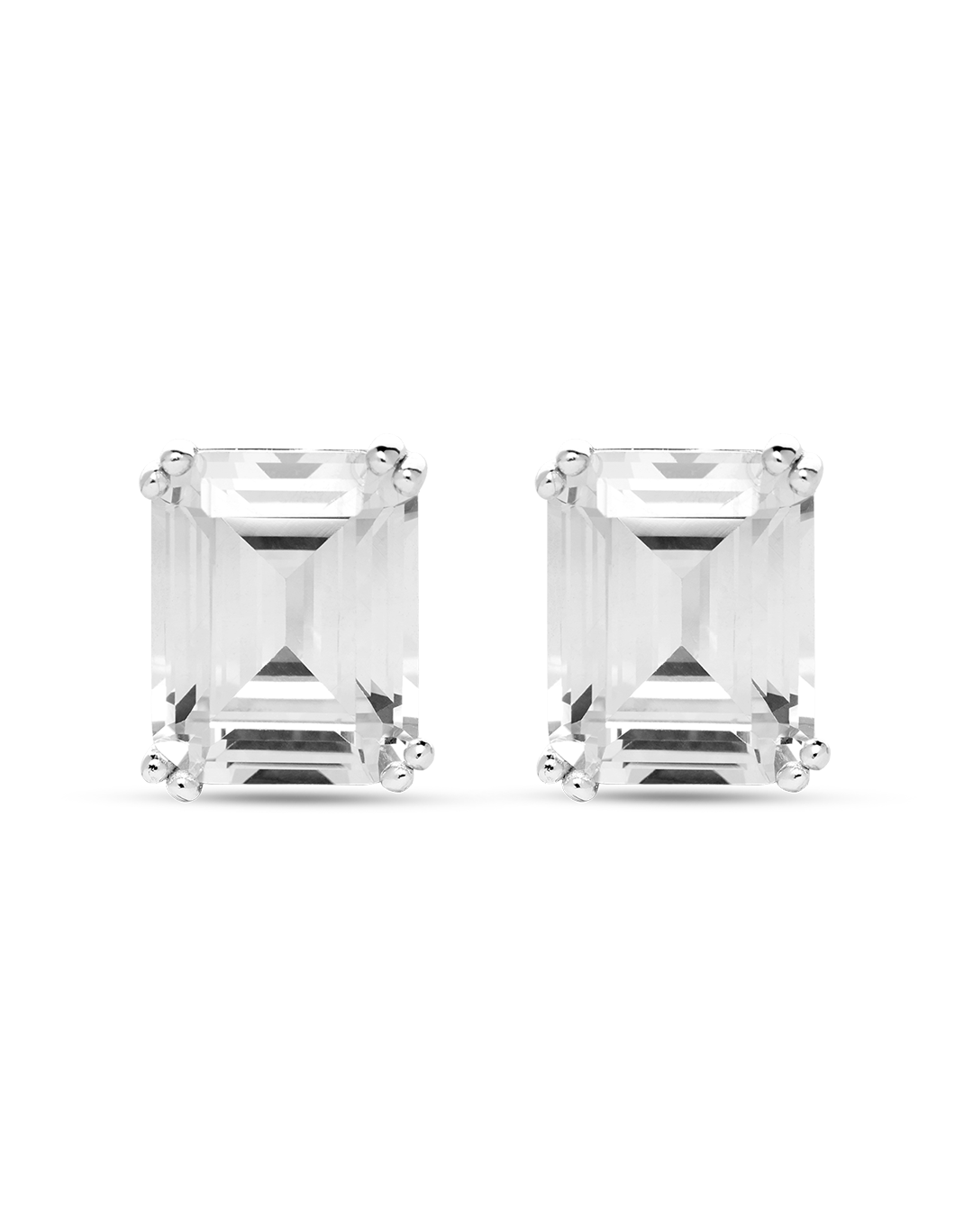 Lucia Zirconia Silver Earrings