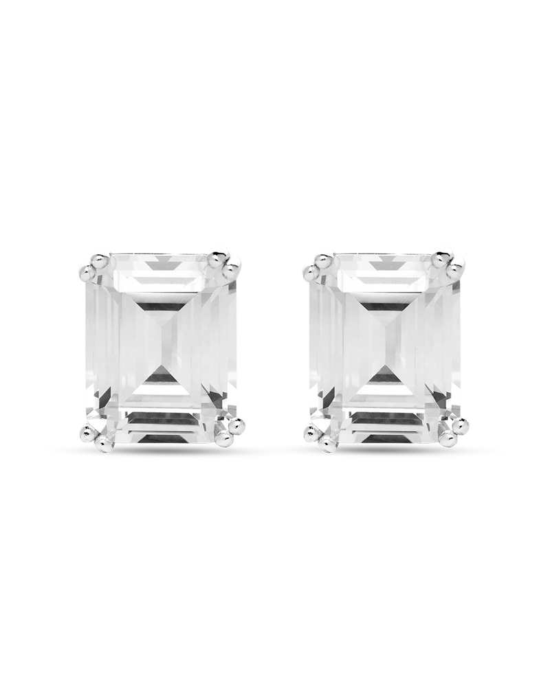 Lucia Zirconia Silver Earrings