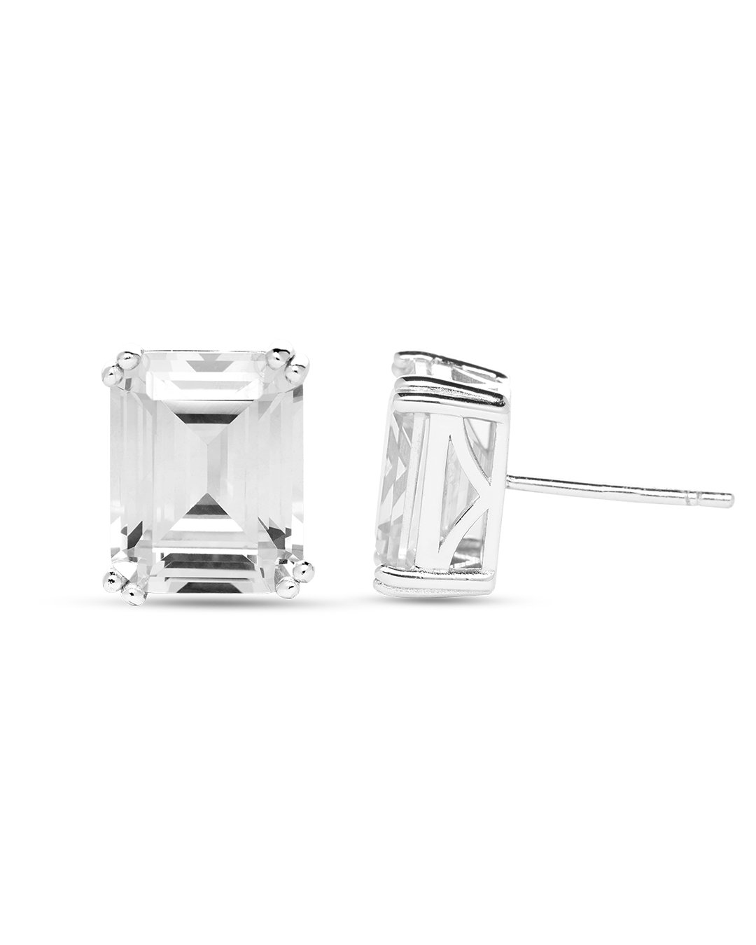 Lucia Zirconia Silver Earrings