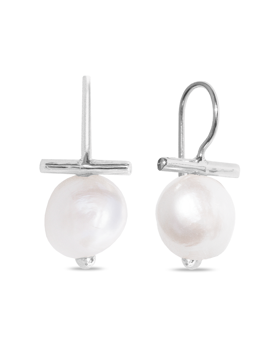Pearl Silver Earrings Pearl