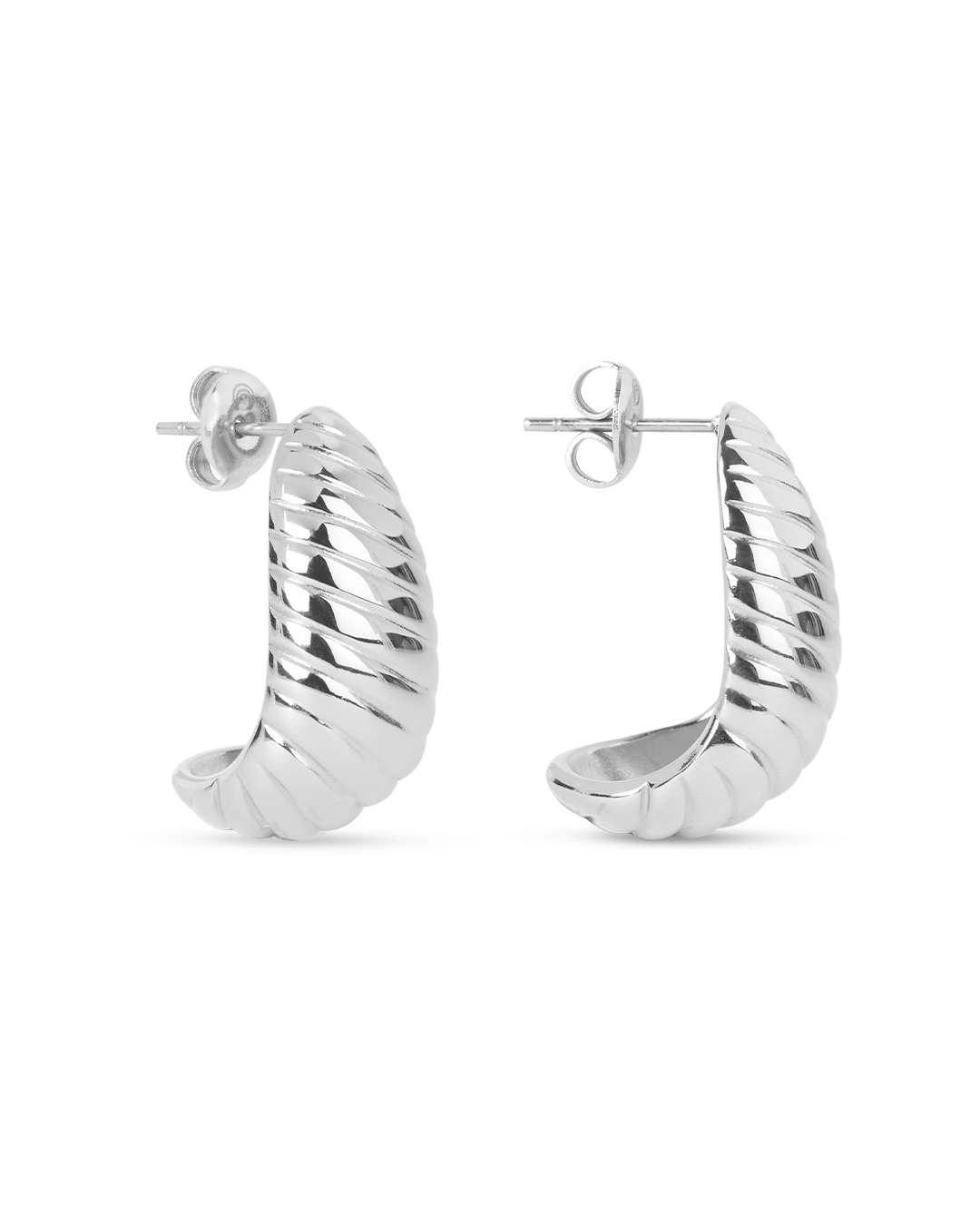 Pendientes Plateados Aura