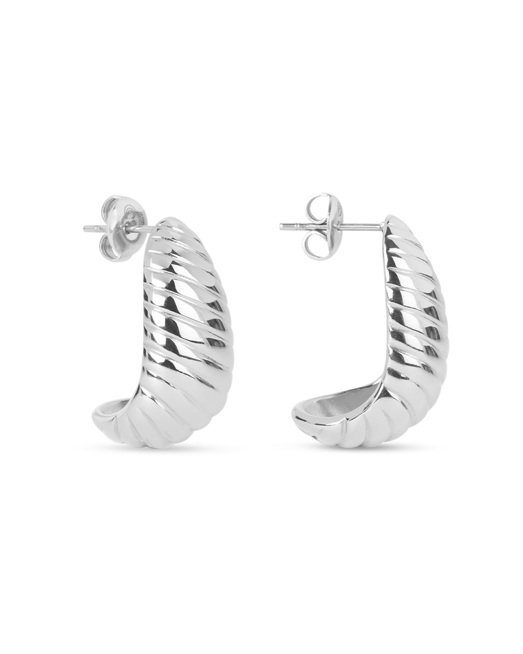 Pendientes Plateados Aura