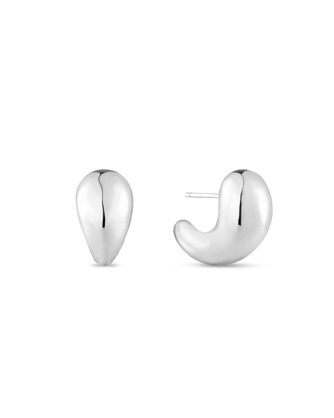 Pendientes Gotas Plateados