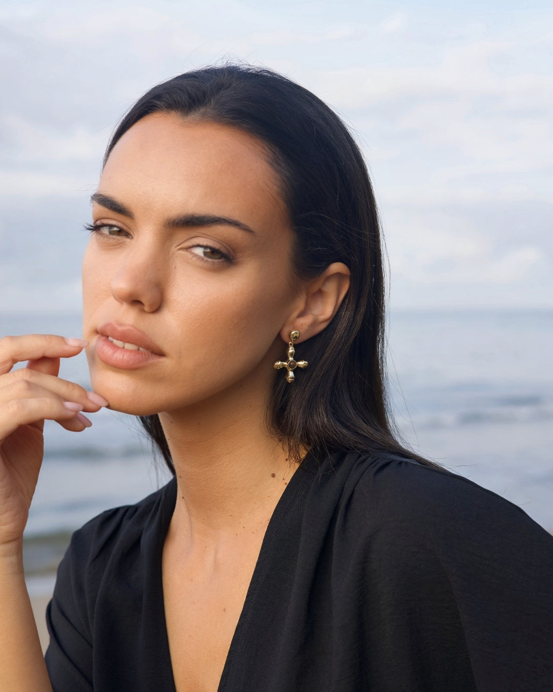 Osiris Cross Earrings