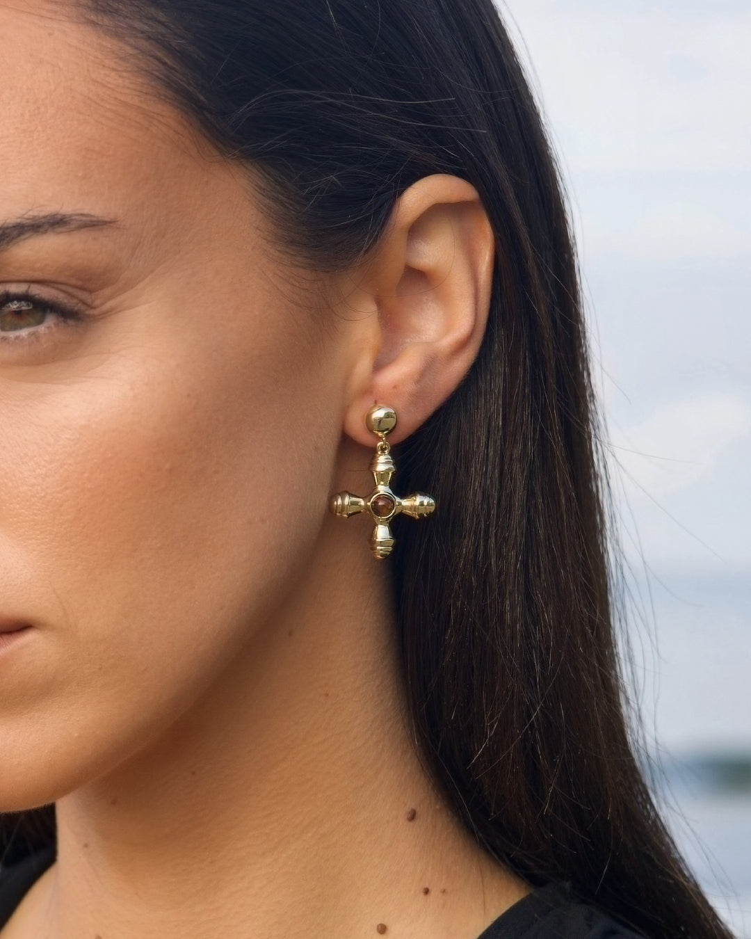 Osiris Cross Earrings