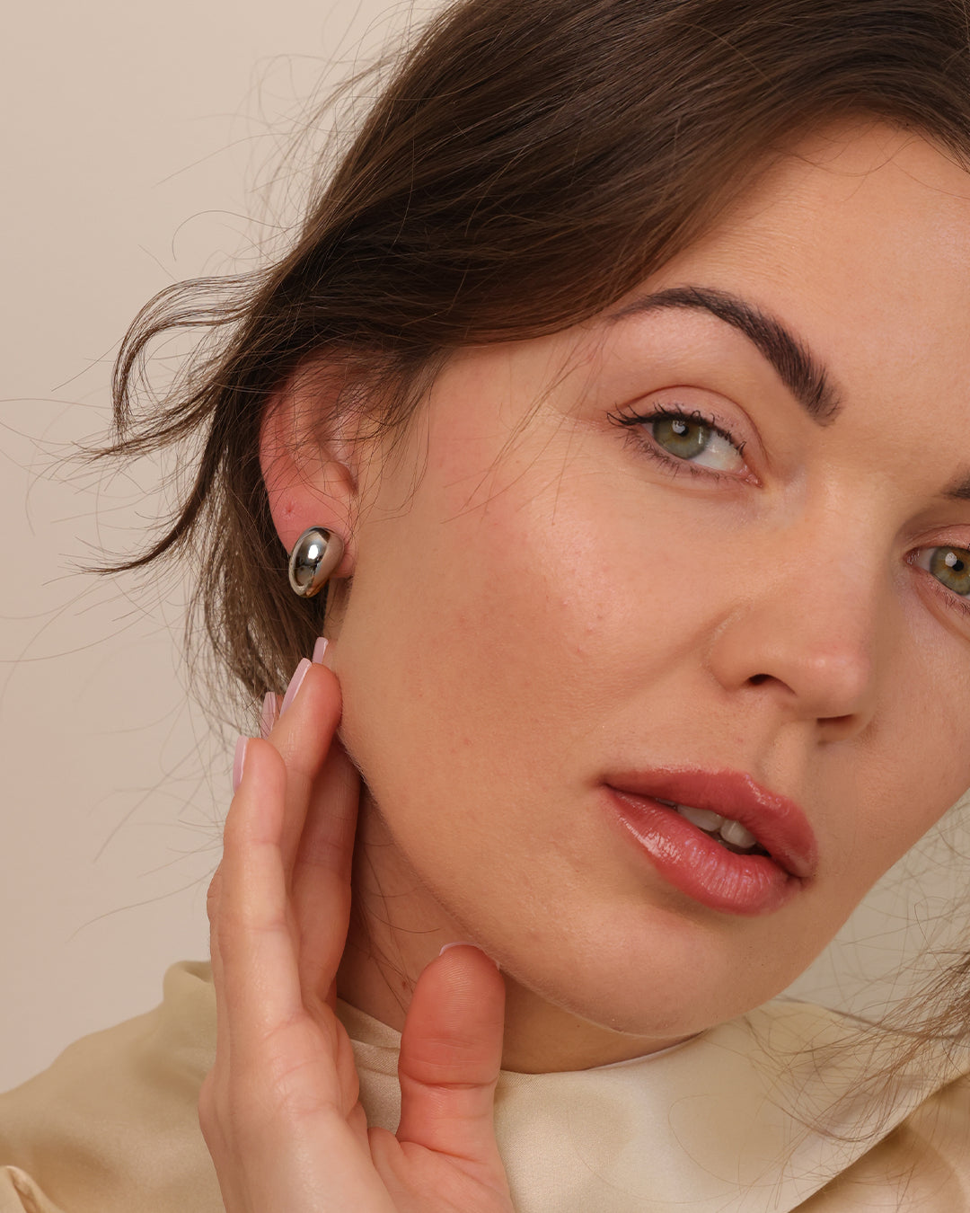 Silver Drop Earrings