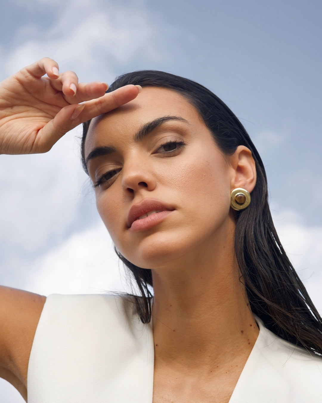 Pendientes Ojo De Tigre Hathor